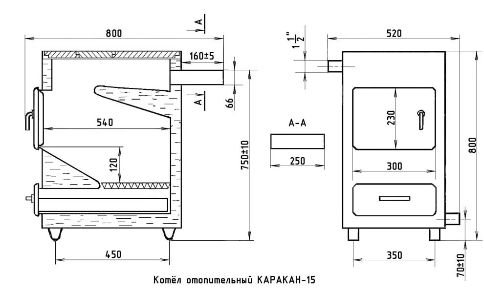 Котлы своими руками схема Твердотопливные котлы своими руками: схема котла на твердом топливе, размер само