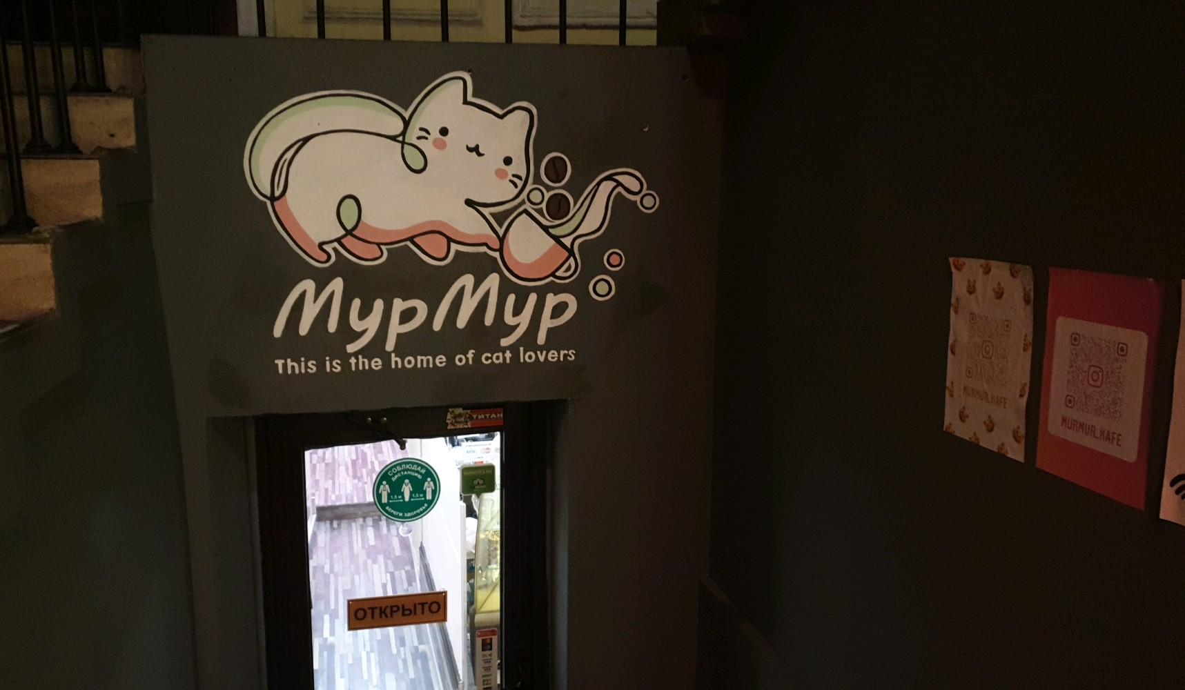 Котокафе мурчелло московская ул 22 муром фото Больше не работает: Котокафе Мур Мур, кафе, Санкт-Петербург, Невский проспект, 9
