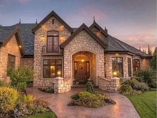 Коттедж фото красивые снаружи Pin by Shelby Pearson-Strange on Dream Home Brick exterior house, House exterior