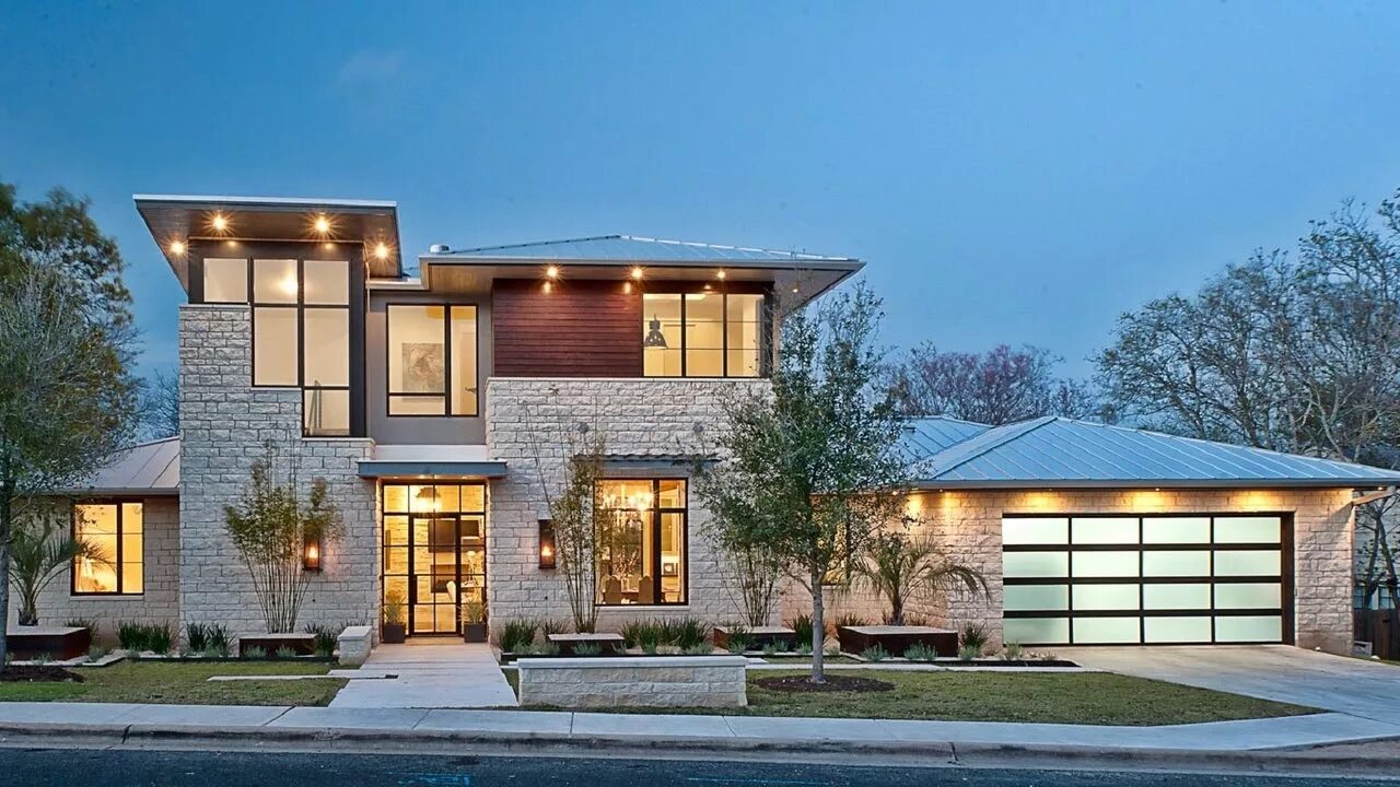 Коттедж фото снаружи Top 20 Modern House Plans 2016 modern house plans at architectural designs - You