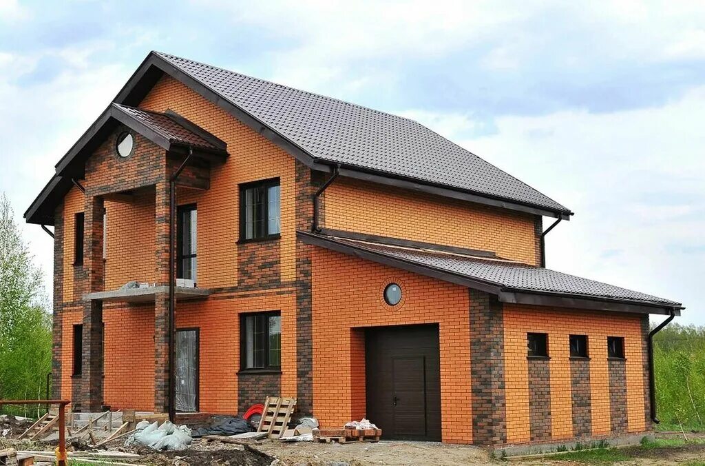 Коттедж из кирпича фото Trest33, building company, Vladimir, ulitsa Gastello, 8А - Yandex Maps
