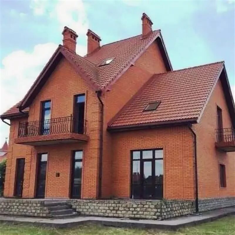 Коттедж из красного кирпича фото Купить элитный VIP-дом без ремонта Бориспольский Киевская область недорого - Про