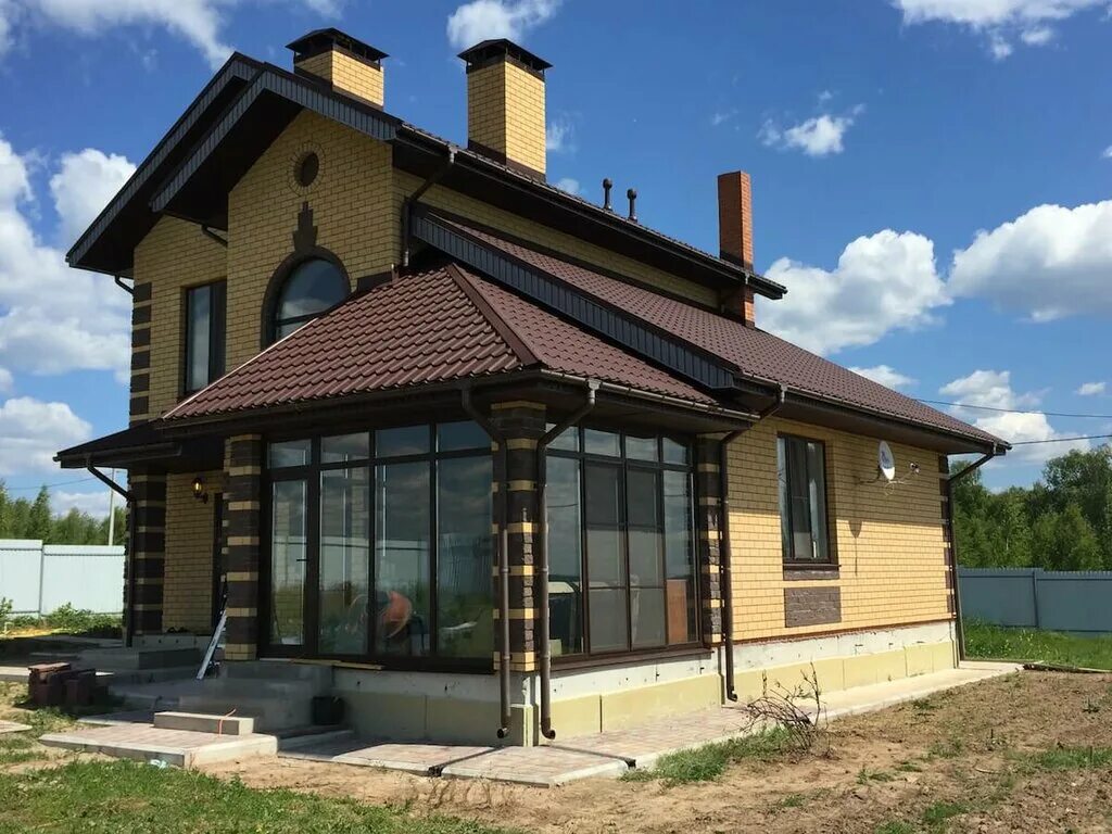 Коттедж под ключ фото СарСтрой, строительная компания - Яндекс Карты
