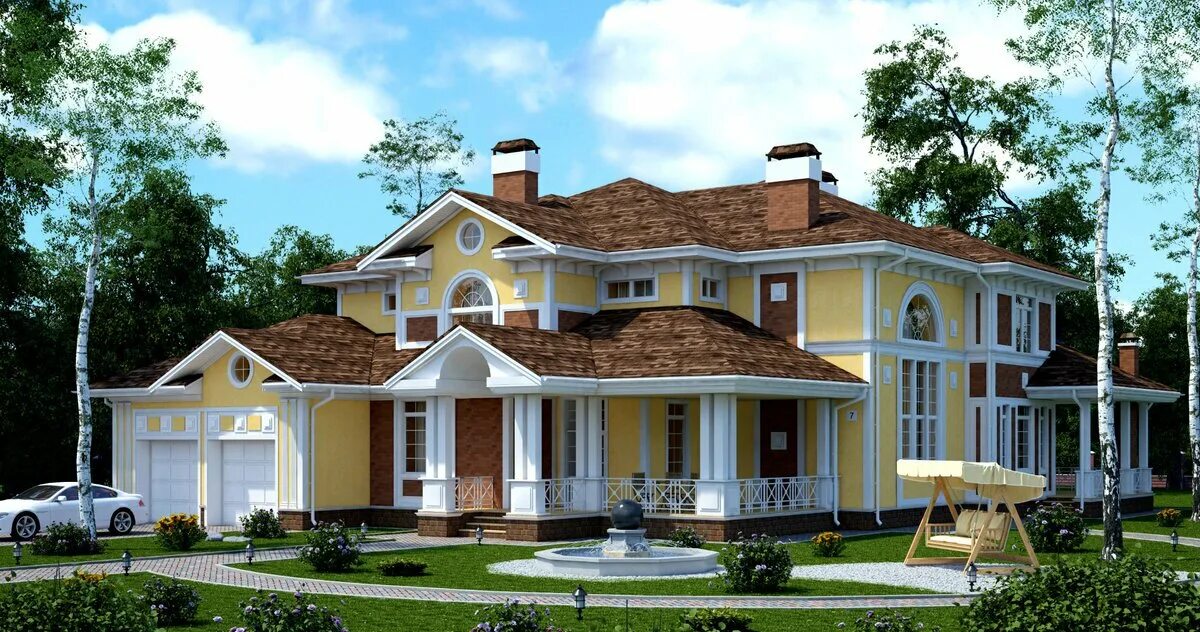 Коттеджи фото проекты 200 кв Photo: Global Engineering Group, construction and finishing works, Russia, Omsk,