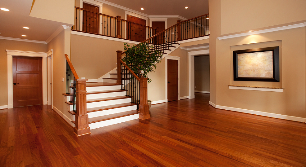 Коттеджи отделка фото I would love to have this house! Hardwood floor colors, Floor colors, Stairs in 