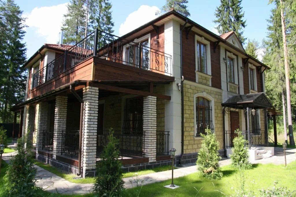 Коттеджи спб фото Спрос на покупку частных домов Петербургского региона в ипотеку вырос на 3,4% МИ