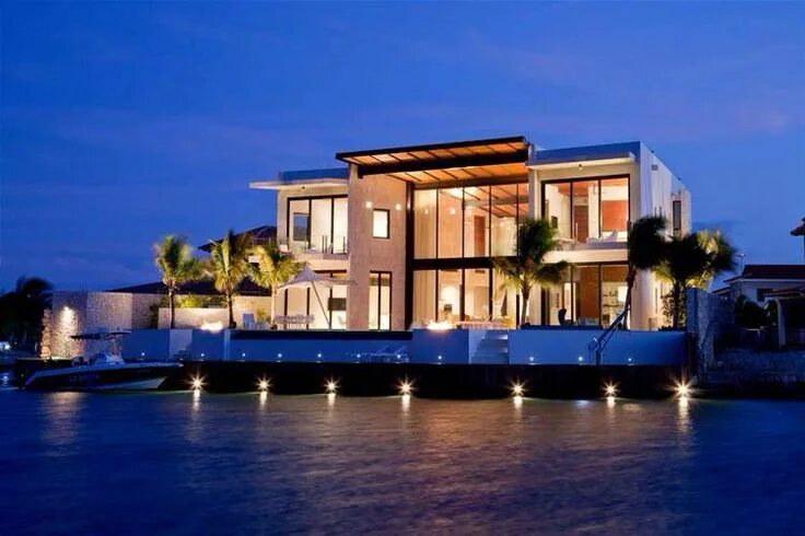 Коттеджи у моря фото Beautiful Modern Mansion with water front. #Goals #Modern #Mansion Interiør, Des