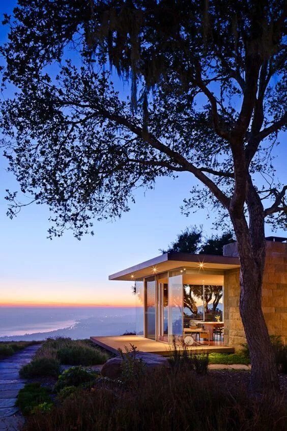 Коттеджи у моря фото Carpinteria Foothills Residence with coastal views Architecture, Architect, Mode