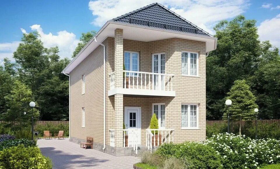 Коттеджи в краснодаре от застройщика цена фото Купить дом, 130 м² по адресу Краснодар, коттеджный посёлок Крепость, Новоминская