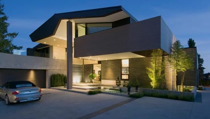 Коттеджи в современном стиле фото 009-groveland-house-mcleod-bovell-modern-houses HomeAdore Modern house design, M