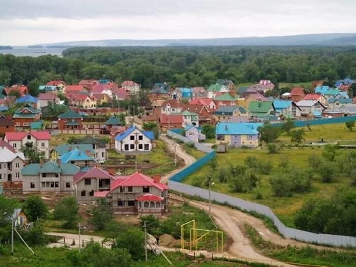 Коттеджные поселки самара фото Коттеджный посёлок "Сказка" в Самарской области - цены, фото, генплан, объект на