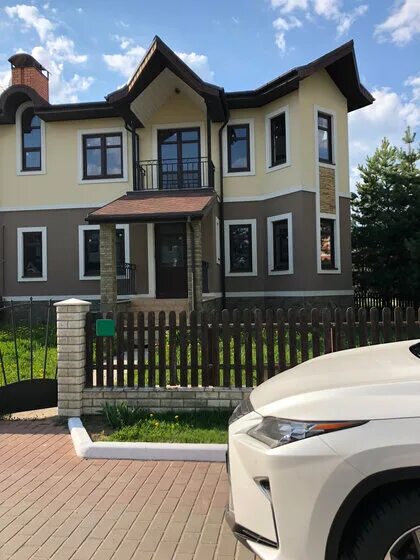 Коттеджный поселок белаго фото Купить таунхаус 253 м² без посредников по адресу село Верхнее Мячково, коттеджны