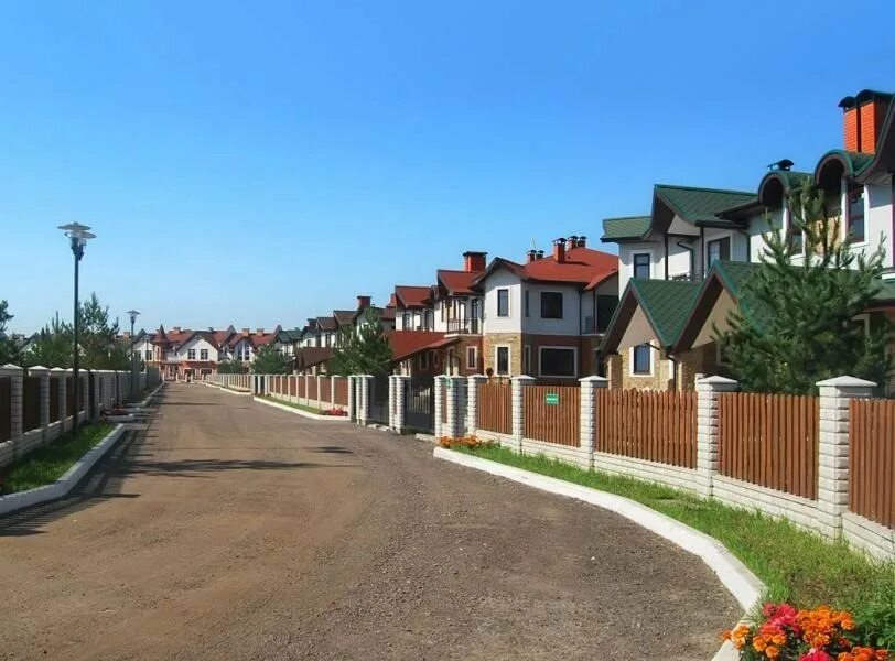 Коттеджный поселок белаго фото Коттеджный поселок Берег на Новорязанском шоссе, цены и фото