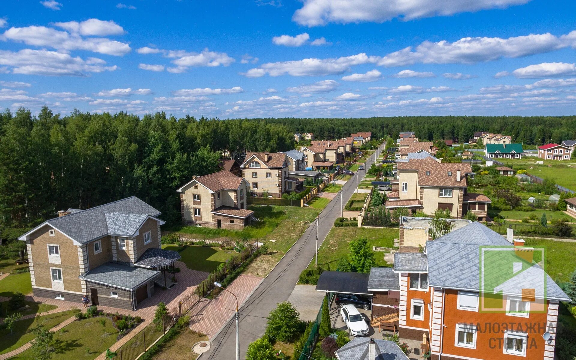 Коттеджный поселок фото домов Раменский поселок