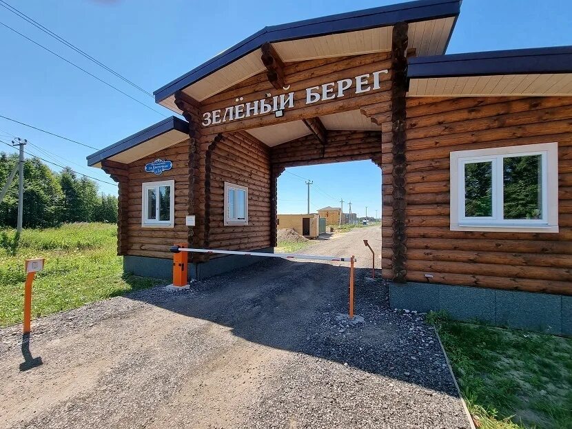 Коттеджный поселок зеленый фото Коттеджный посёлок "Зеленый берег" в Московской области - цены, фото, генплан, о