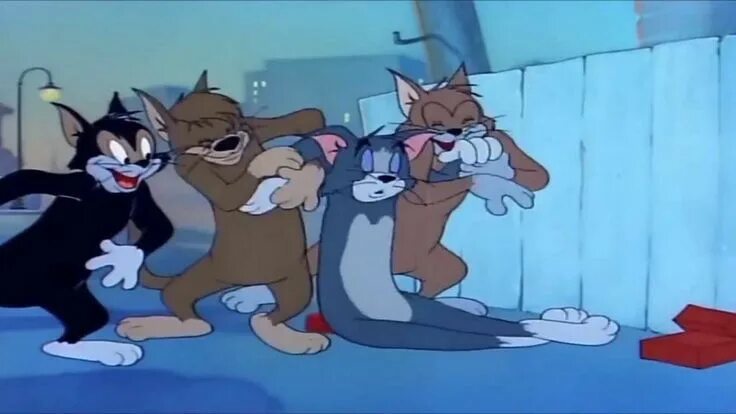 Коты из том и джерри фото Cartoon Cats Dancing Reaction Memes