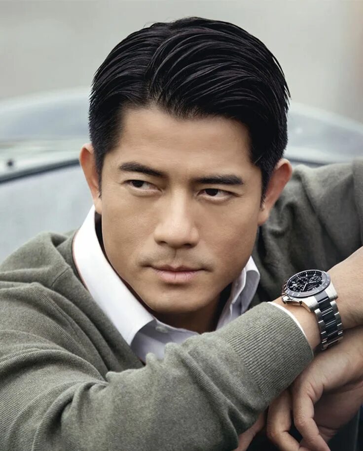Красивые мужчины китая фото Aaron Kwok Fu Shin (Music artist) - Longines Brand Ambassador Asian men hairstyl