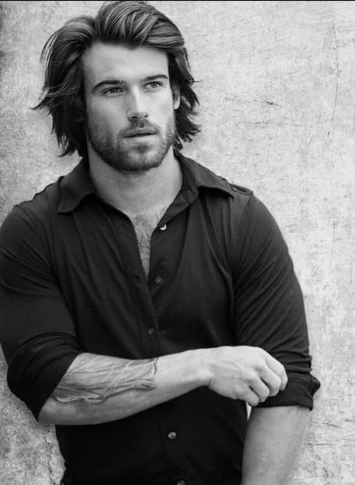Красивые мужские прически на длинные волосы Pin on hot white men Long hair styles men, Long hair styles, Mens hairstyles