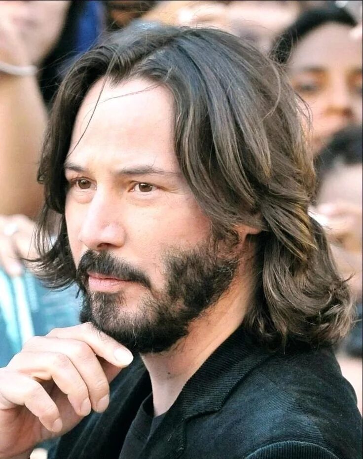 Красивые мужские стрижки на длинные волосы Pin by Cathy Hurley on Keanu reeves Long hair styles men, Boys long hairstyles, 