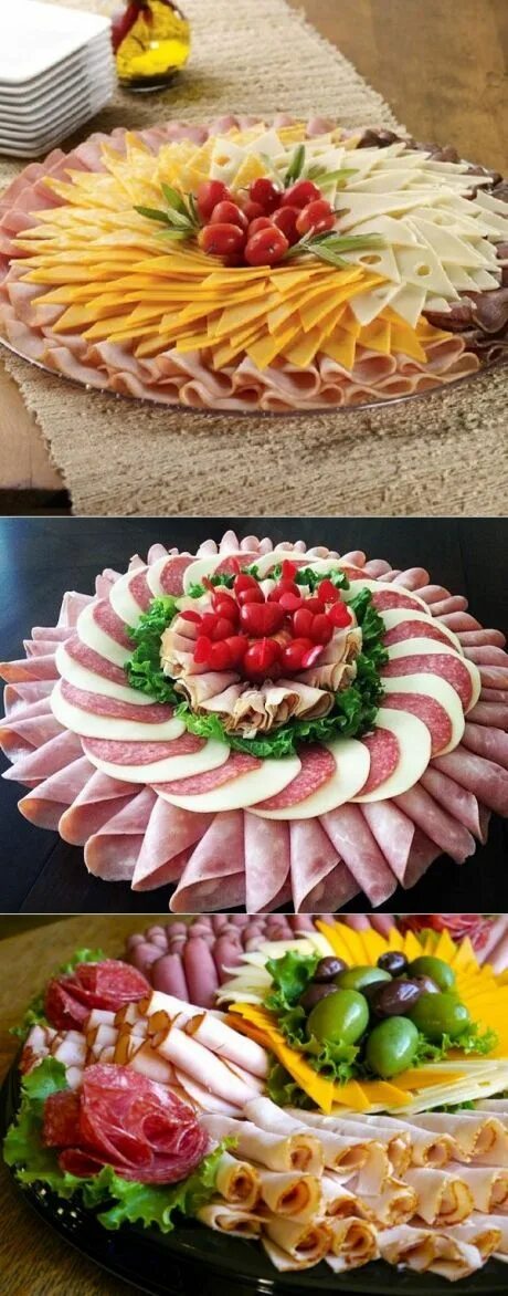 Красивые мясные нарезки на праздничный стол фото Dora Berrios (dorabberrios) - Profile Pinterest