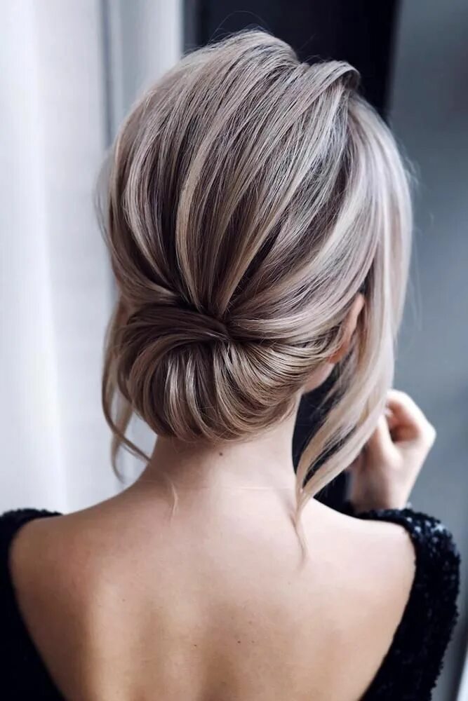 Красивые низкие прически 39 Best Pinterest Wedding Hairstyles Ideas Wedding Forward Short wedding hair, H