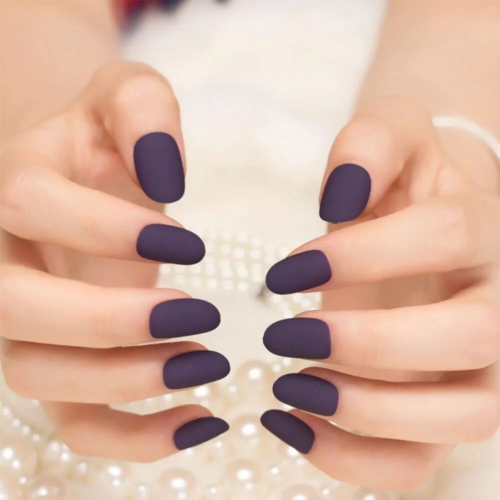 Красивые ногти однотонные маникюр Пин на доске Nails Матовые ногти, Дизайнерские ногти, Ногти