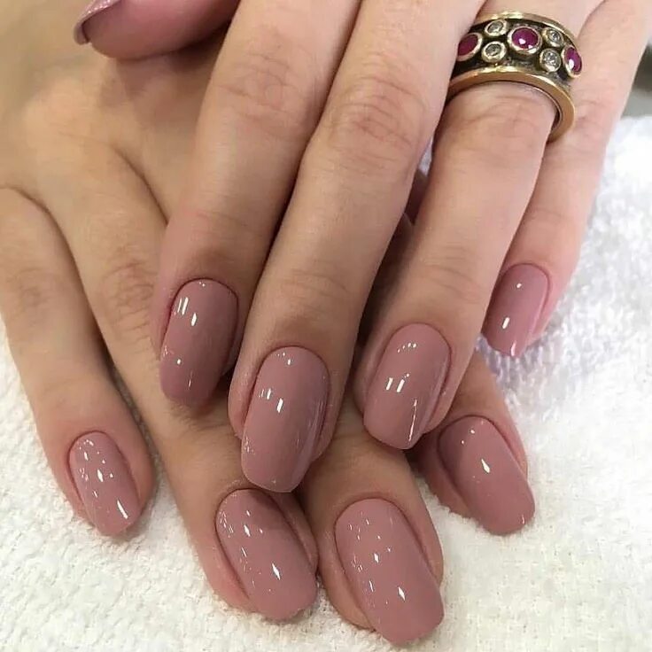Красивые ногти однотонные маникюр 20 Chic Everyday Pastel Nails Nails, Work nails, Gel nails