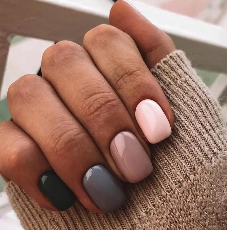 Красивые ногти однотонные маникюр Pin on Short nails art