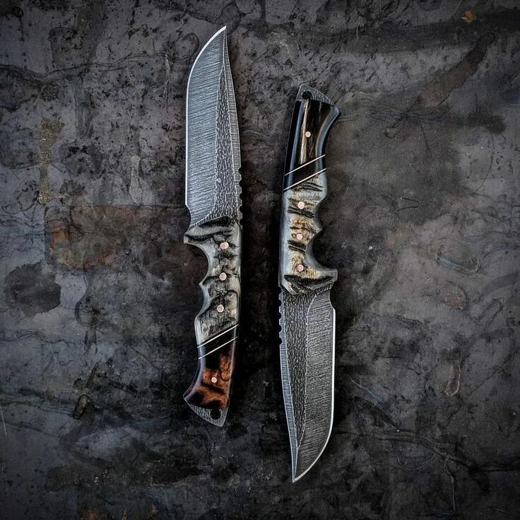 Красивые ножи ручной работы фото VORN DÝR 9.5 Ram horn / Buffalo Ram Horn / Desert Ironwood #ram #horn #buffalo #
