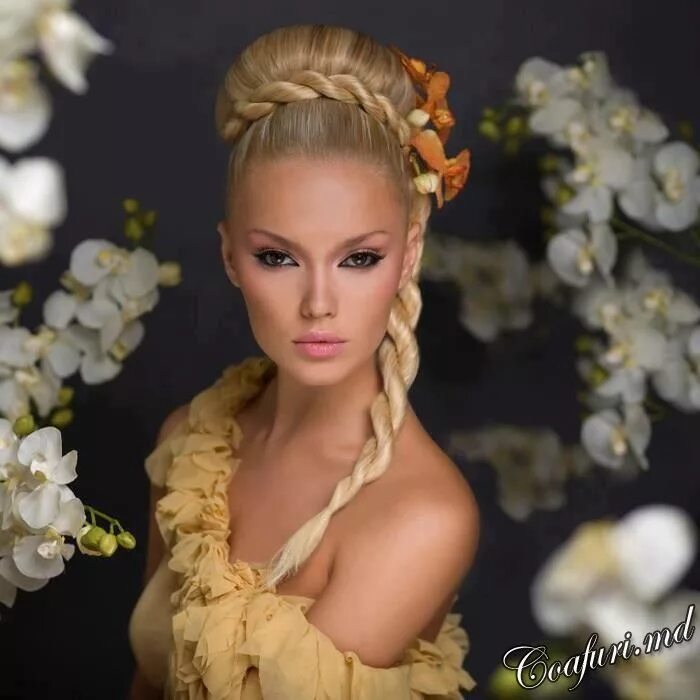 Красивые образы и прически Pin by Lilia Moisei on свадьба Spanish hairstyles, Night out hairstyles, Party h