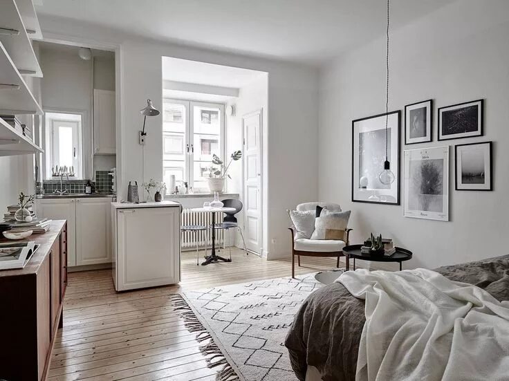 Красивые однокомнатные квартиры фото интерьеров PLAISANT STUDIO Apartment layout, Apartment decor, Apartment design