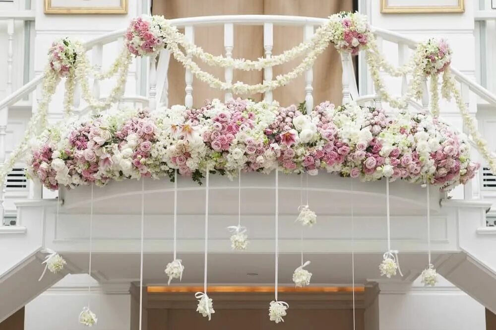 Красивые оформления декор свадебное оформление балкона Wholesale flowers wedding, Wedding flower trends, W