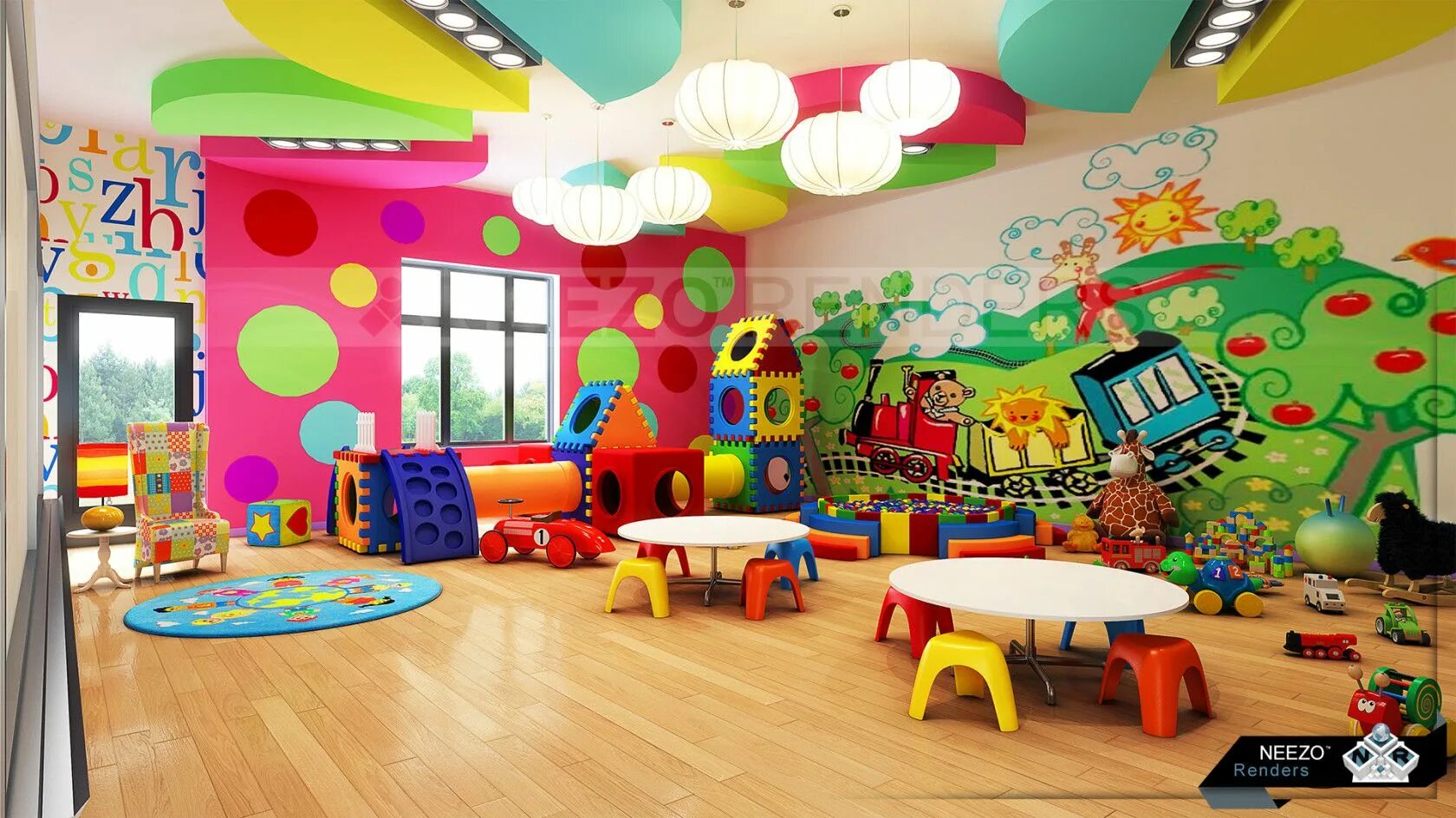 Красивые оформления детского сада Pin on FICS+2 Preschool classroom decor, Daycare decor, Daycare design