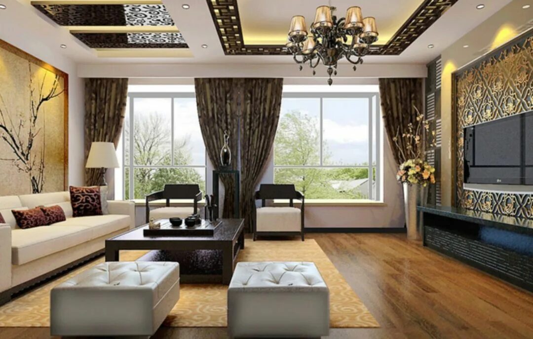 Красивые оформления гостиной Incredible 20 Wall Decorating Ideas to Enhance Your Room Sitting room interior d