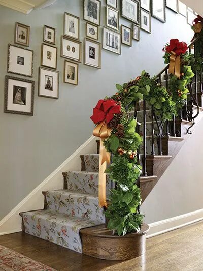 Красивые оформления лестниц staircase decor Christmas staircase decor, Stair decor, Staircase decor