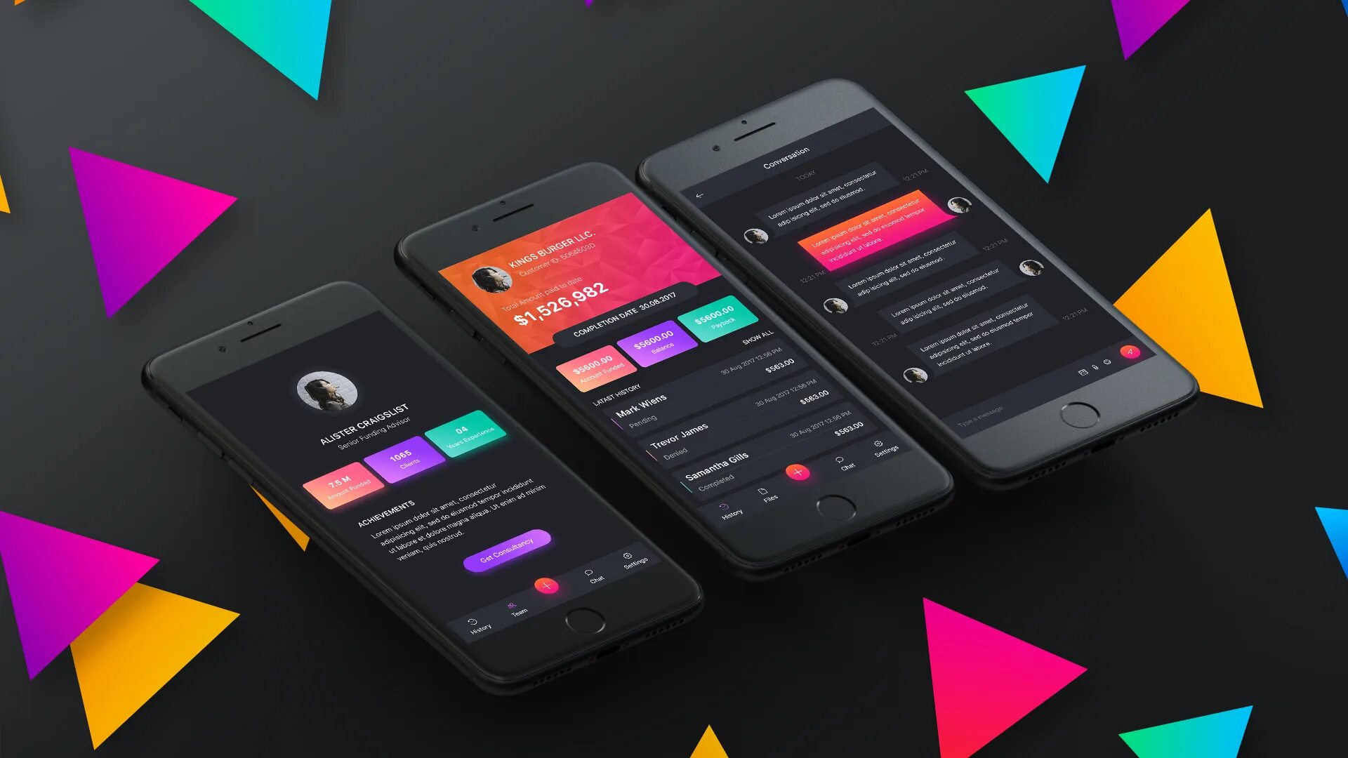 Красивые оформления приложений Mobile Apps Design :: Behance