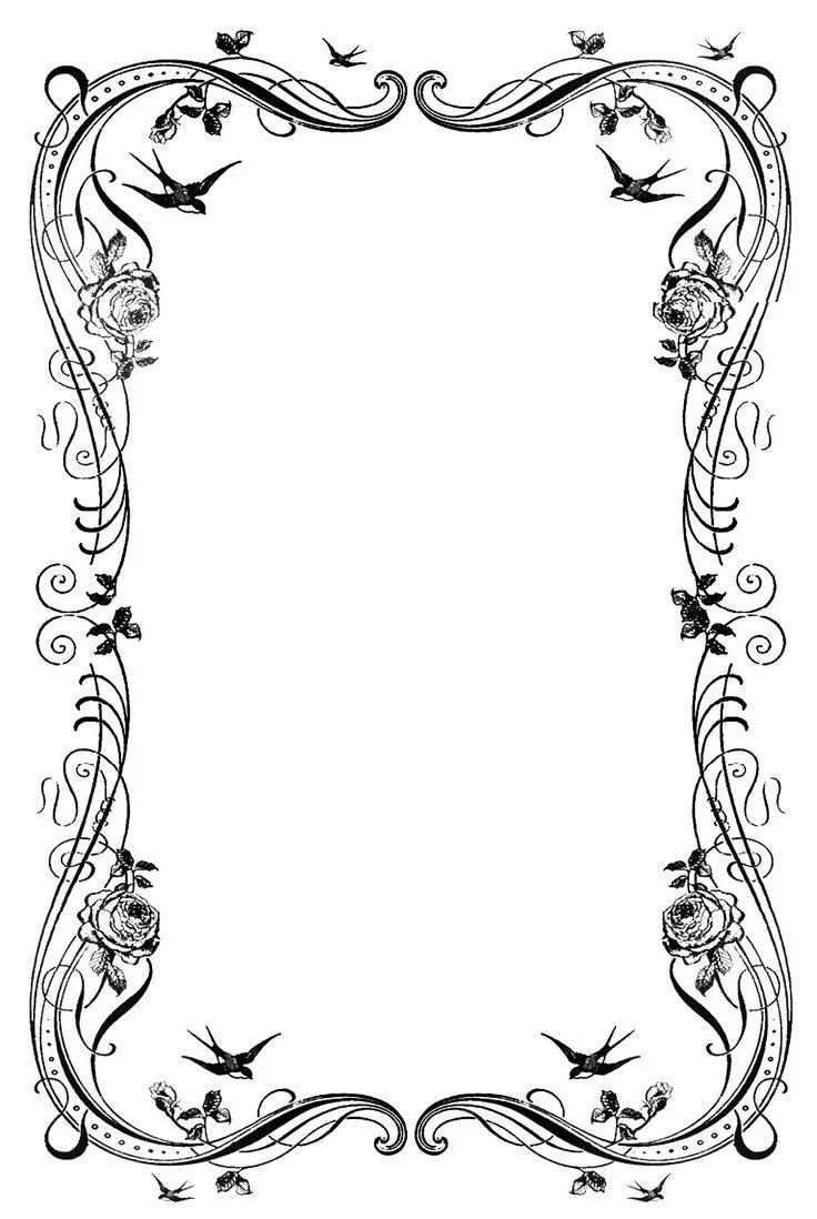 Красивые оформления текста вк 19 Decorative Border Designs Images - Free Clip Art Borders, Free ... Clip art b
