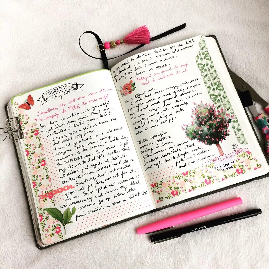 Красивые оформления записей Trust yourself. You know yourself best. Listen. . #journal by Kathy, May 10, 201