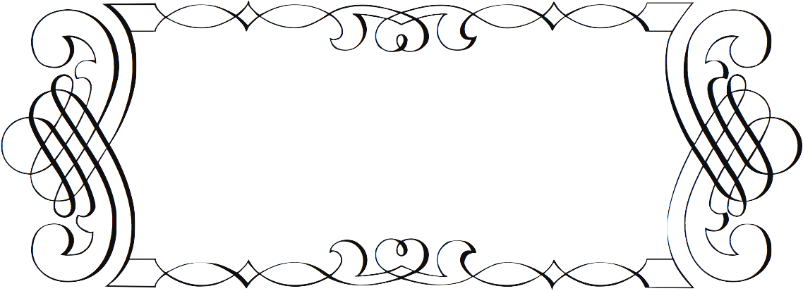 Красивые окантовки для оформления Download Border Transparent Images Pluspng - Elegant Scroll Border - Full Size P