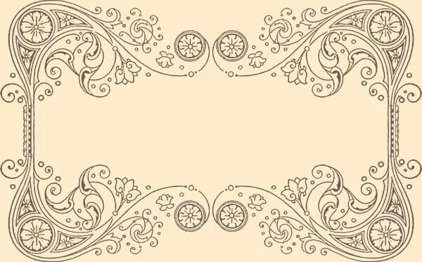 Красивые орнаменты и узоры для художественного оформления Vintage Frames Borders & Ornaments - More from the Henry Van Dyke Set - StarSunf
