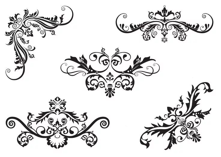 Красивые орнаменты и узоры для художественного оформления Pin on Inspiration for Doodles Drawing & painting, Drawings, Ornaments