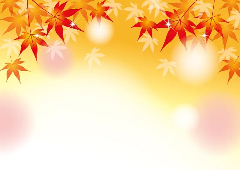 Красивые осенние фоны для оформления текста Maple Autumn Background - Free vector images on creazilla.com