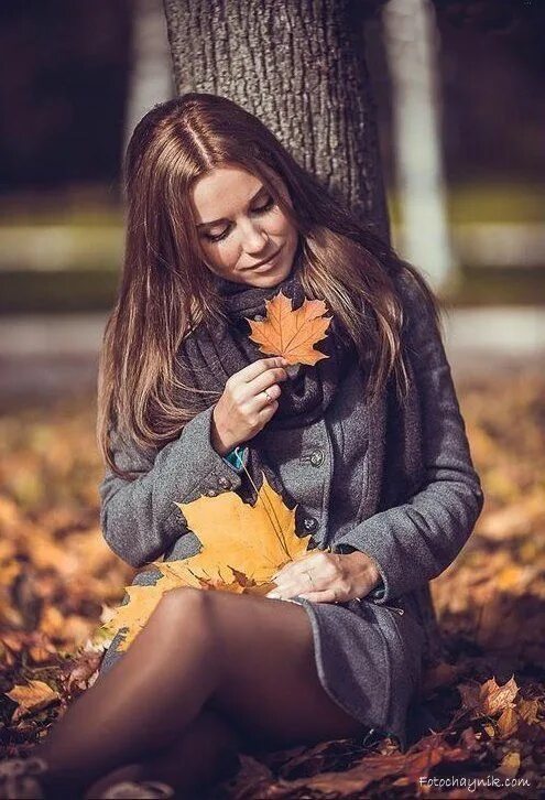 Красивые осенние фото девушек на природе There is a time for everything, and a season for every activity under the heaven