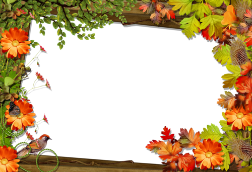 Красивые осенние рамки для оформления текста Pin on jeseň Frame border design, Floral wreath, Borders and frames