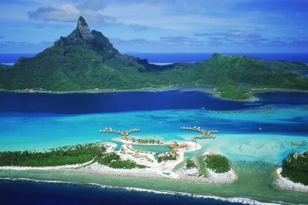 Красивые острова в россии фото Pin on Beautiful and Amazing Places In Bora bora, Pacific Ocean