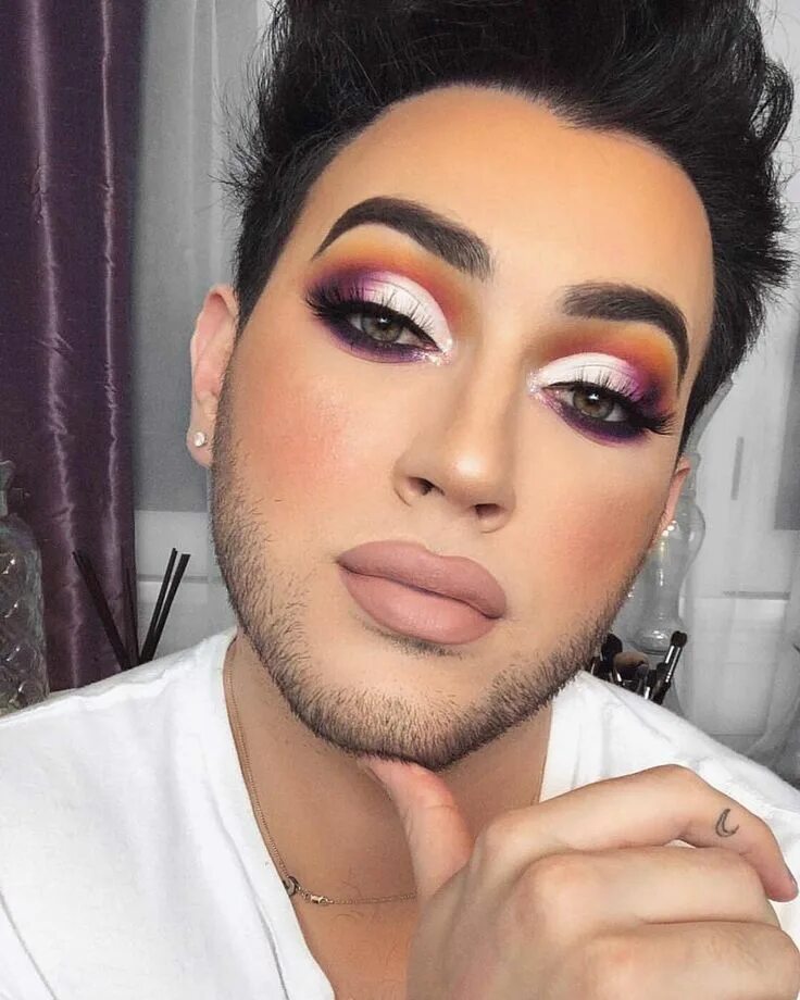 Красивые парни с макияжем Pinterest @18Redhead Tutorial de sombra nos olhos, Tutoriais de maquilhagem, Tut