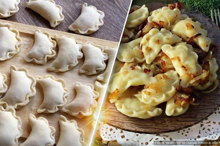 Красивые пельмени фото пошагово Вареники с картошкой - пошаговый кулинарный рецепт с фото Рецепт Идеи для блюд, 