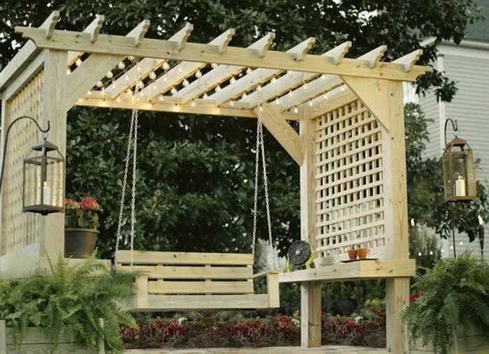 Красивые перголы на участке фото Прекрасные дизайнерские беседки Outdoor pergola, Pergola, Diy pergola