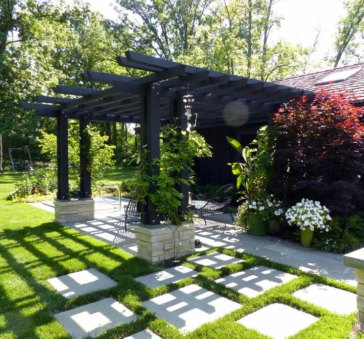 Красивые перголы на участке фото Pin on Pergola Ideas Discover Ideas