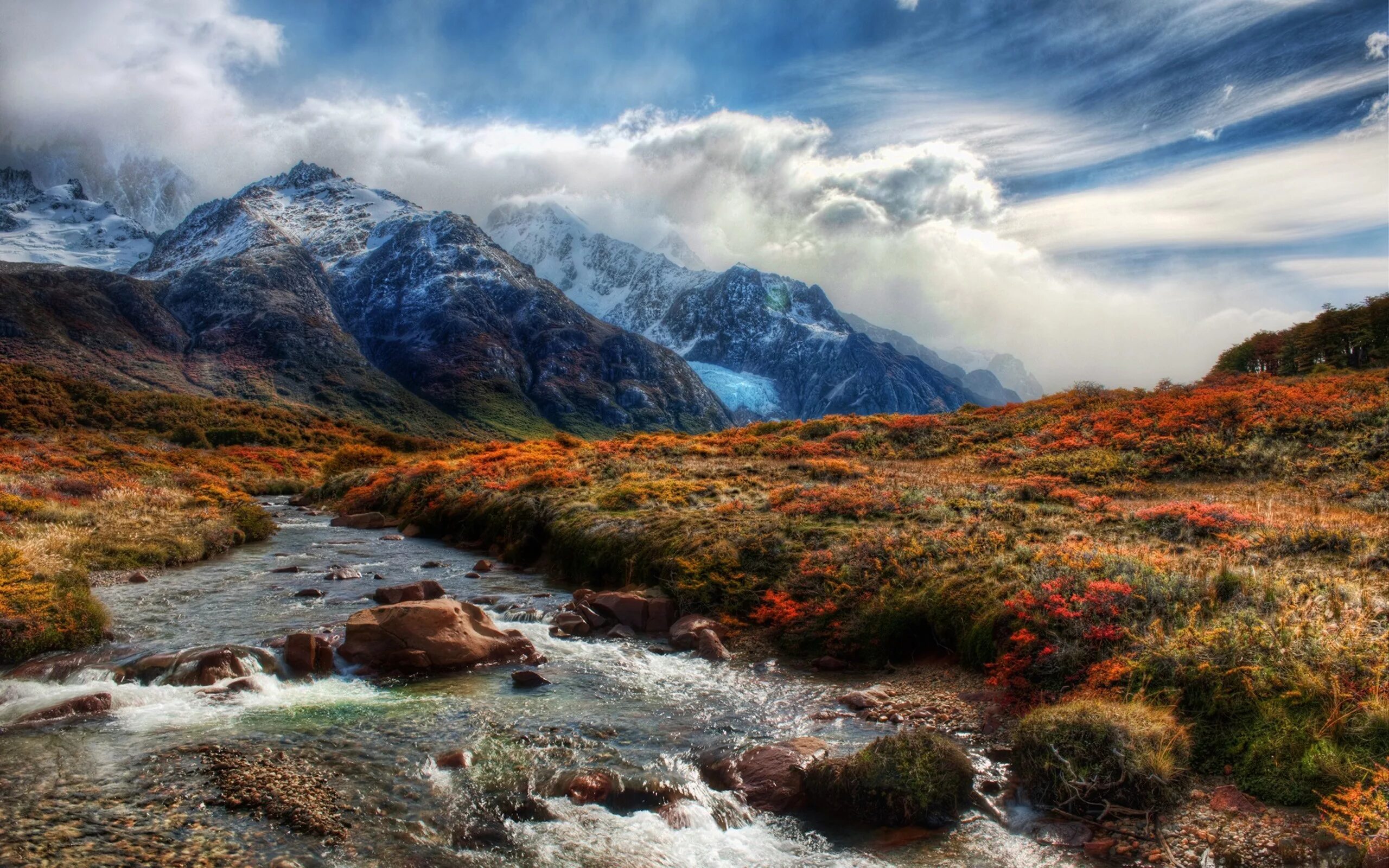 Красивые пейзажи фото высокого разрешения скачать Wallpaper : landscape, mountains, lake, nature, sky, clouds, morning, river, nat